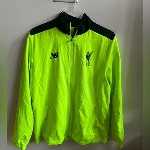 Neon Green Liverpool FC New Balance Jacket